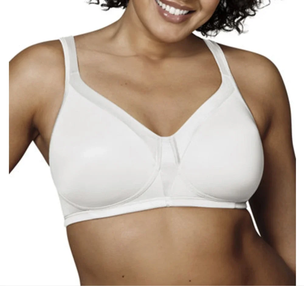 Playtex 18 Hour Silky Soft Smoothing Cool & Breathable Bra White Size 42C